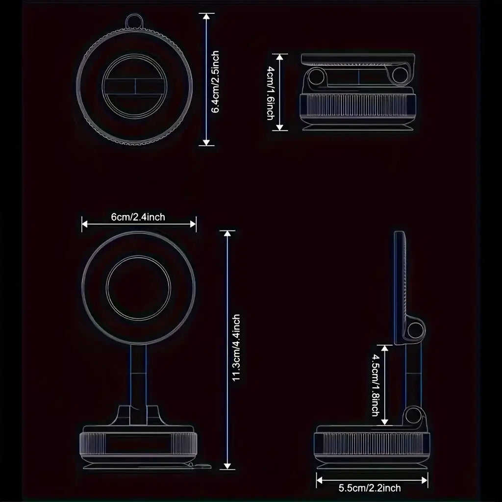 360° Rotating Magnetic Phone Holder
