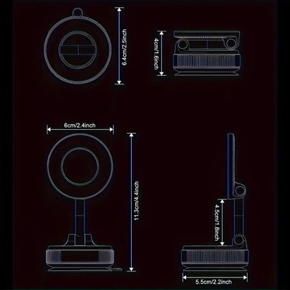 360° Rotating Magnetic Phone Holder