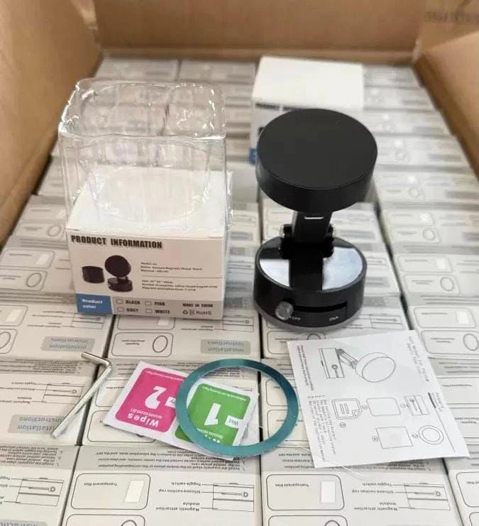 Magnetic Mobile Holder with Vacuum Suction & Strong Grip