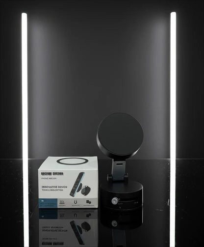 Magnetic Mobile Holder with Vacuum Suction & Strong Grip