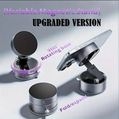 Car Phone Holder with Strong Vacuum Suction Cup – Dashboard Mount, Adjustable & Universal Fit
